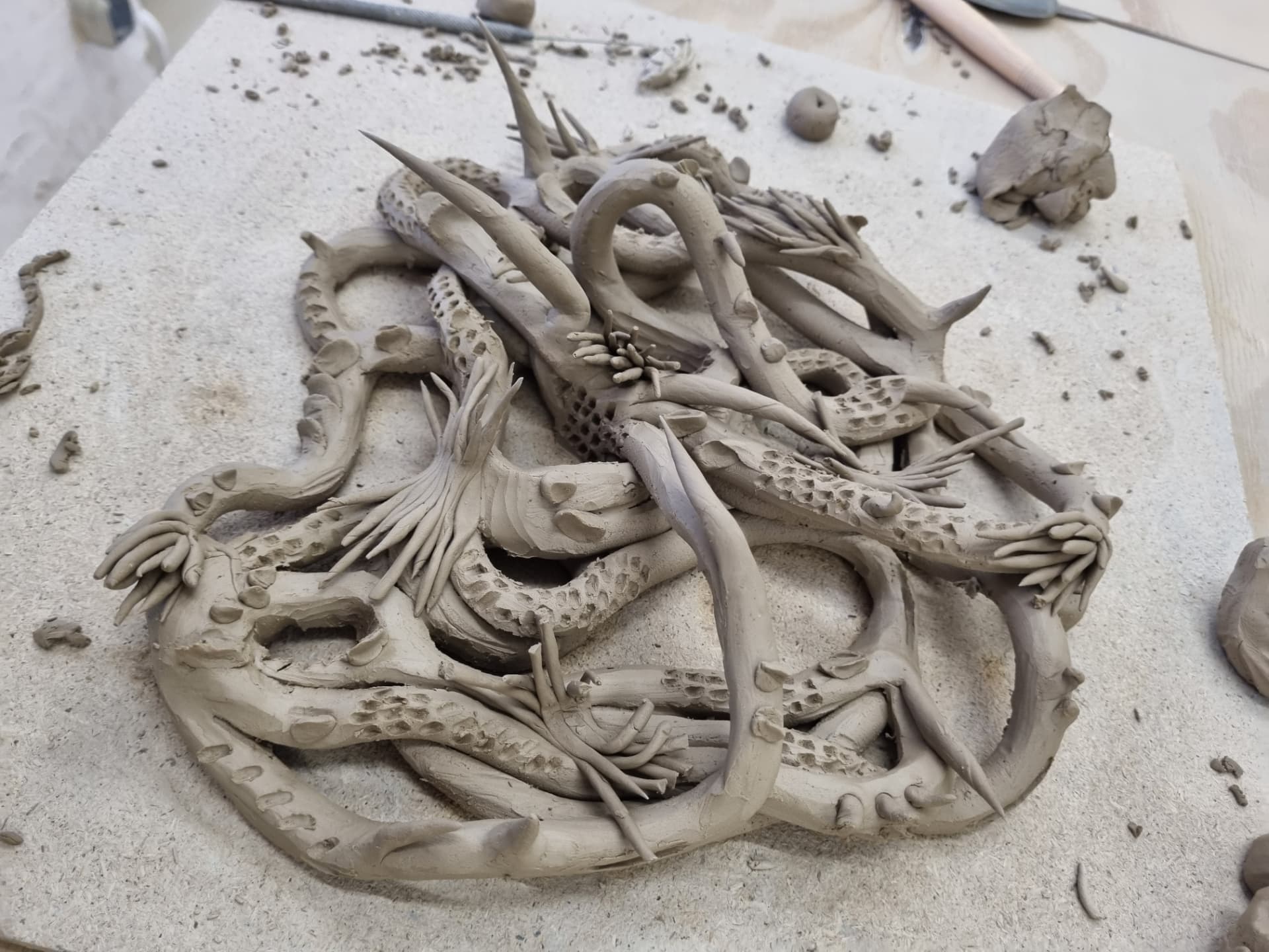Ceramic Monsters sculpture, image 20