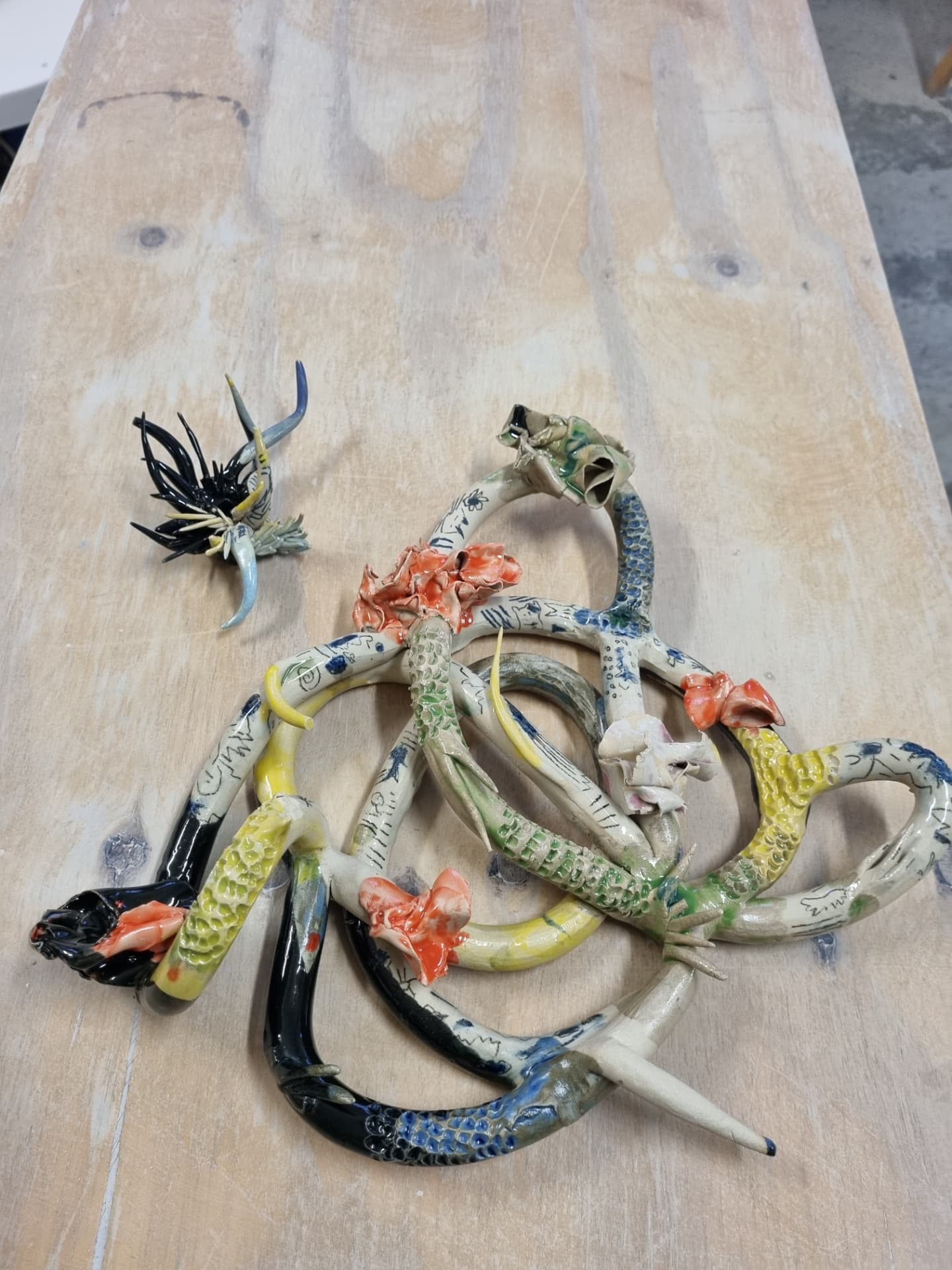 Ceramic Monsters sculpture, image 1
