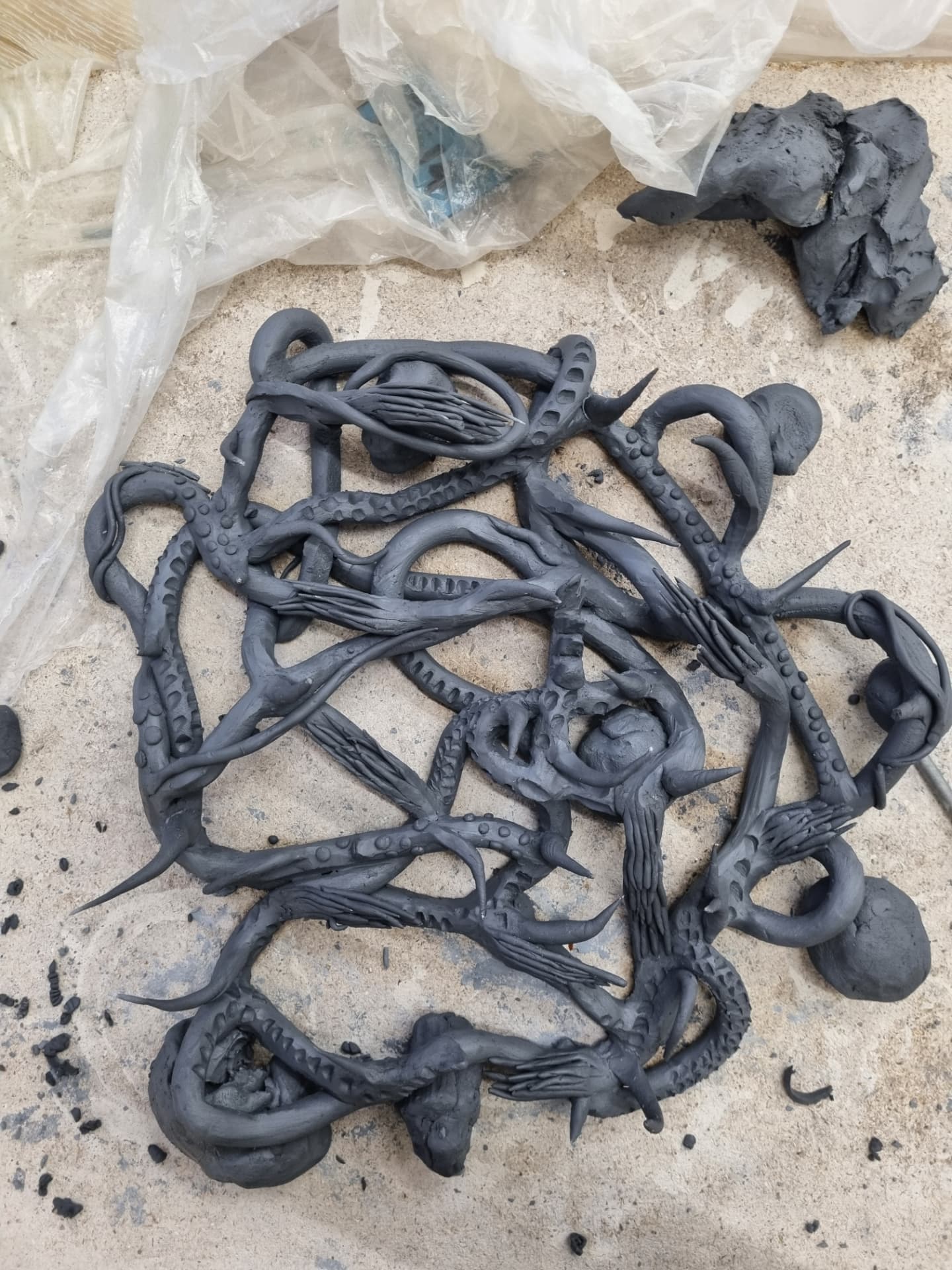 Ceramic Monsters sculpture, image 16