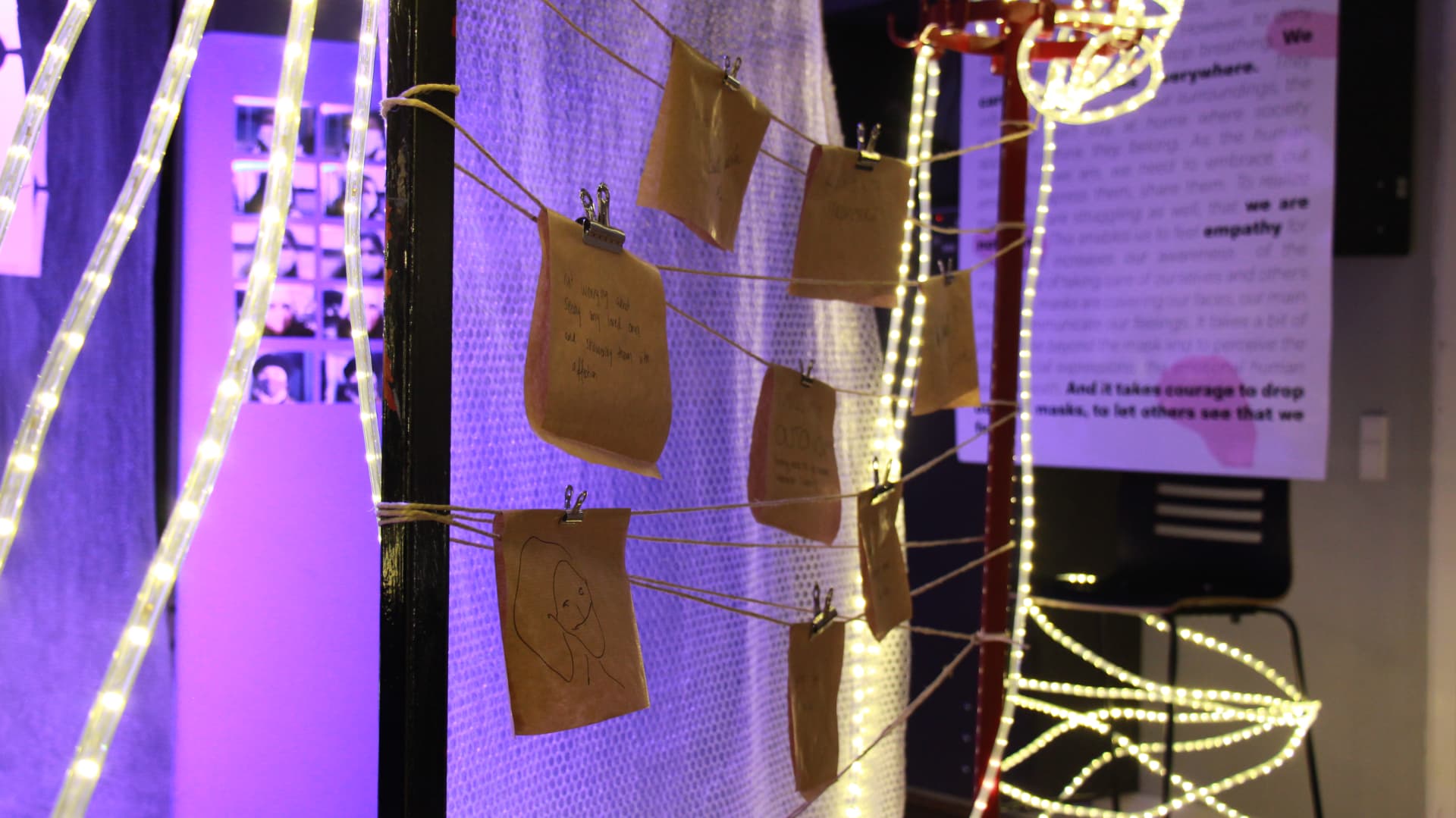 Masscaring exhibition documentation, image 3