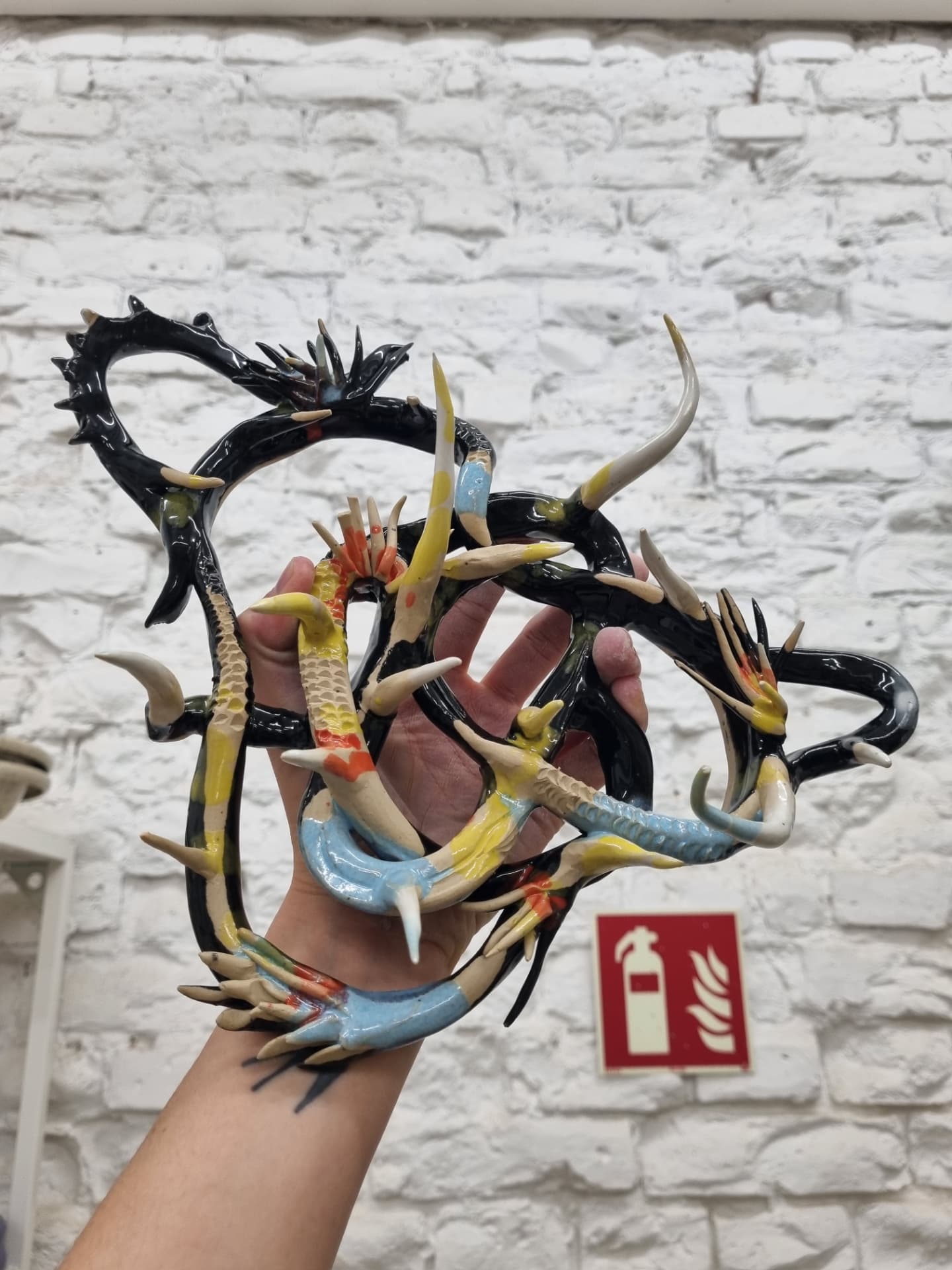 Ceramic Monsters sculpture, image 17