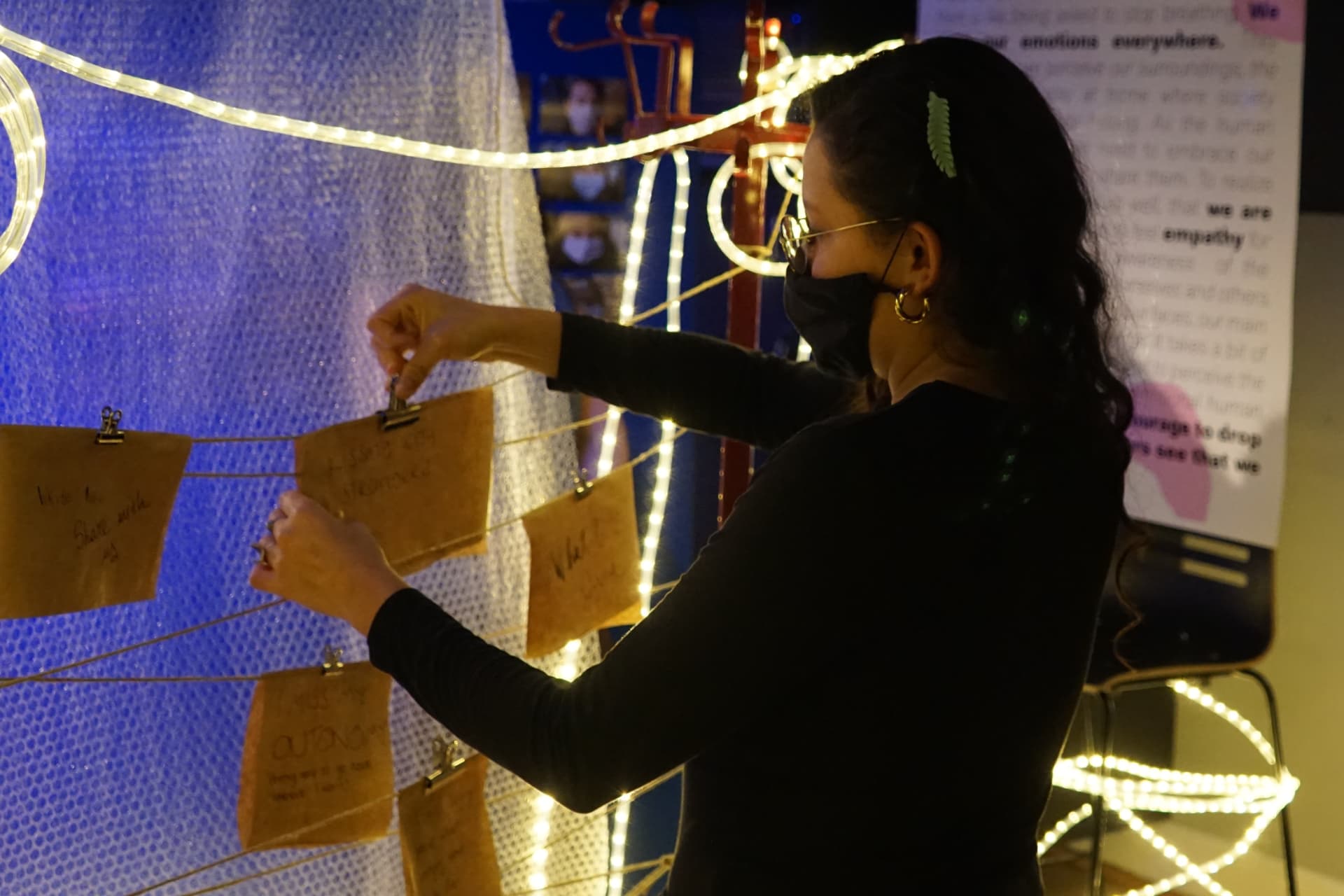 Masscaring exhibition documentation, image 1