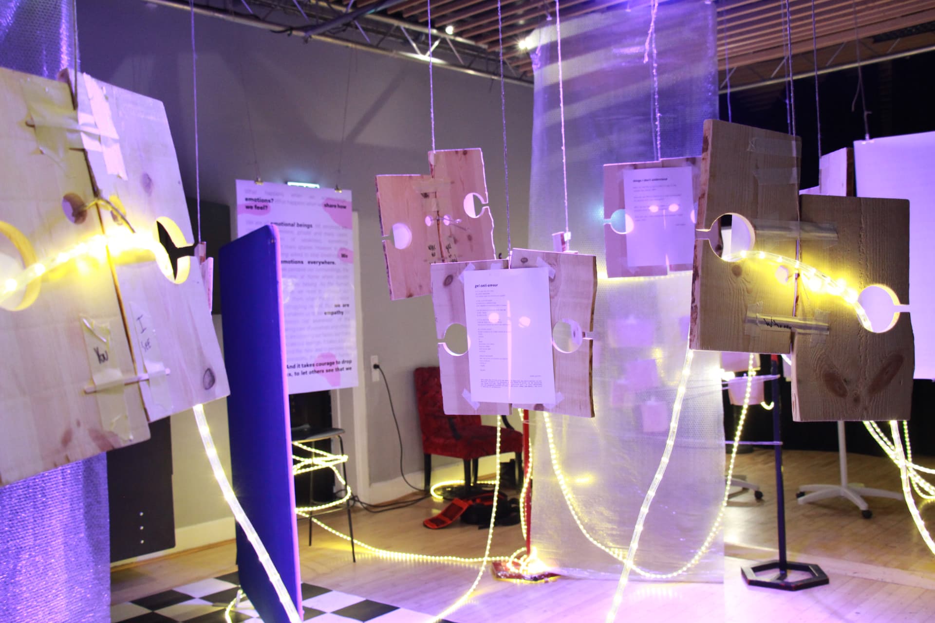 Masscaring exhibition documentation, image 2